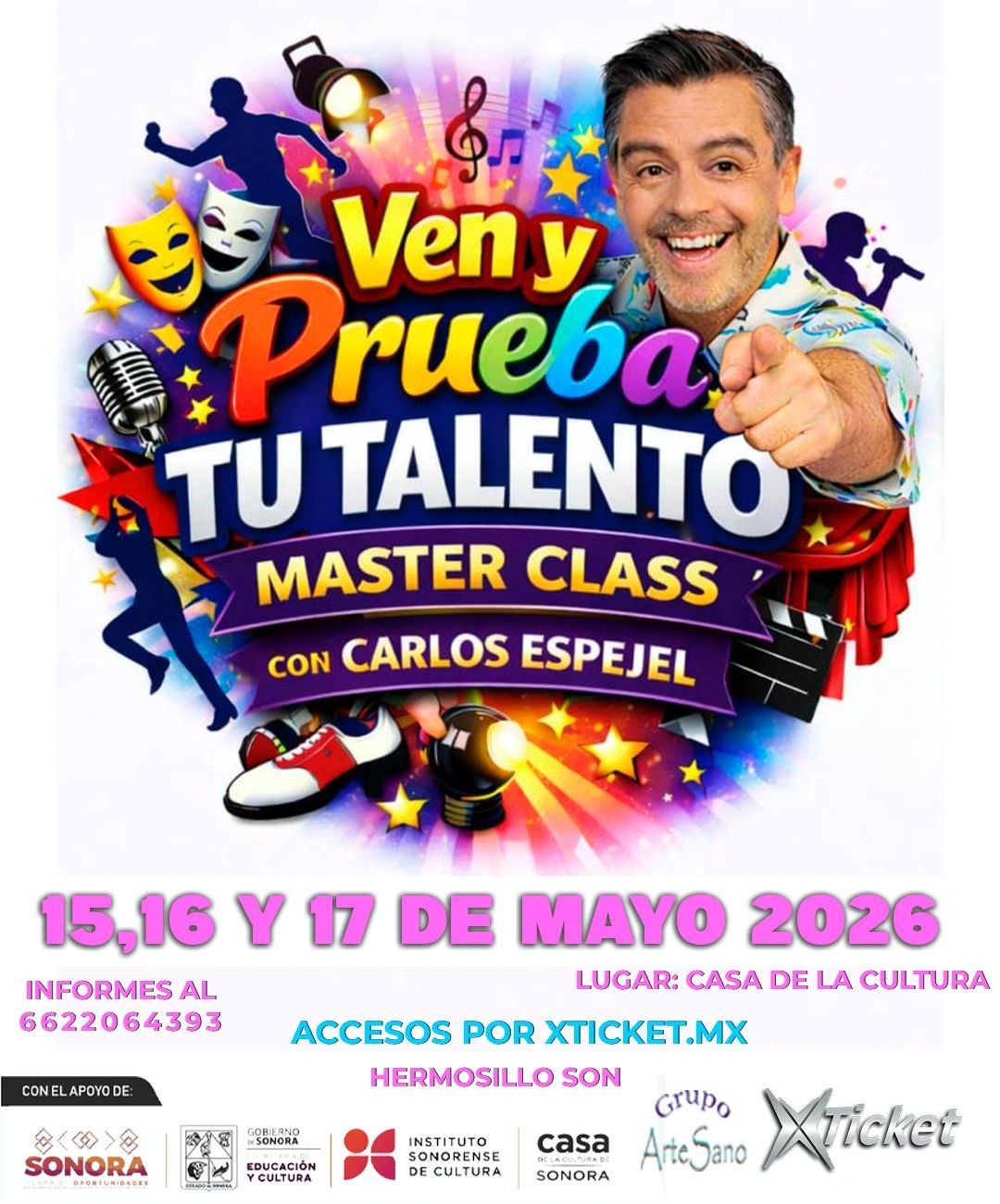 Ven y Prueba tu Talento — Master Class