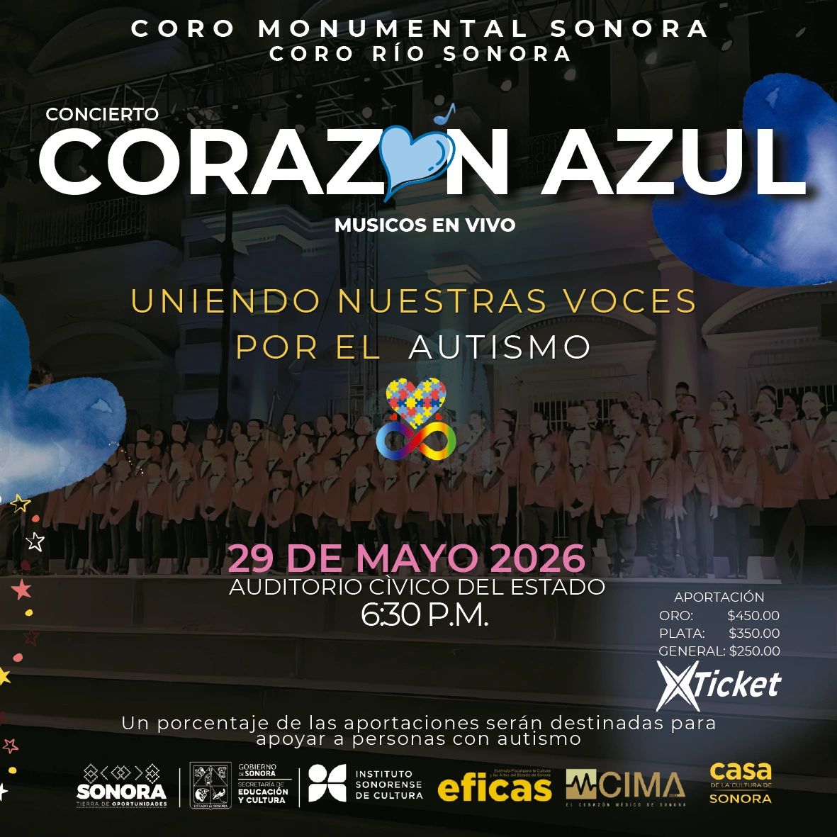 Concierto Corazon Azul