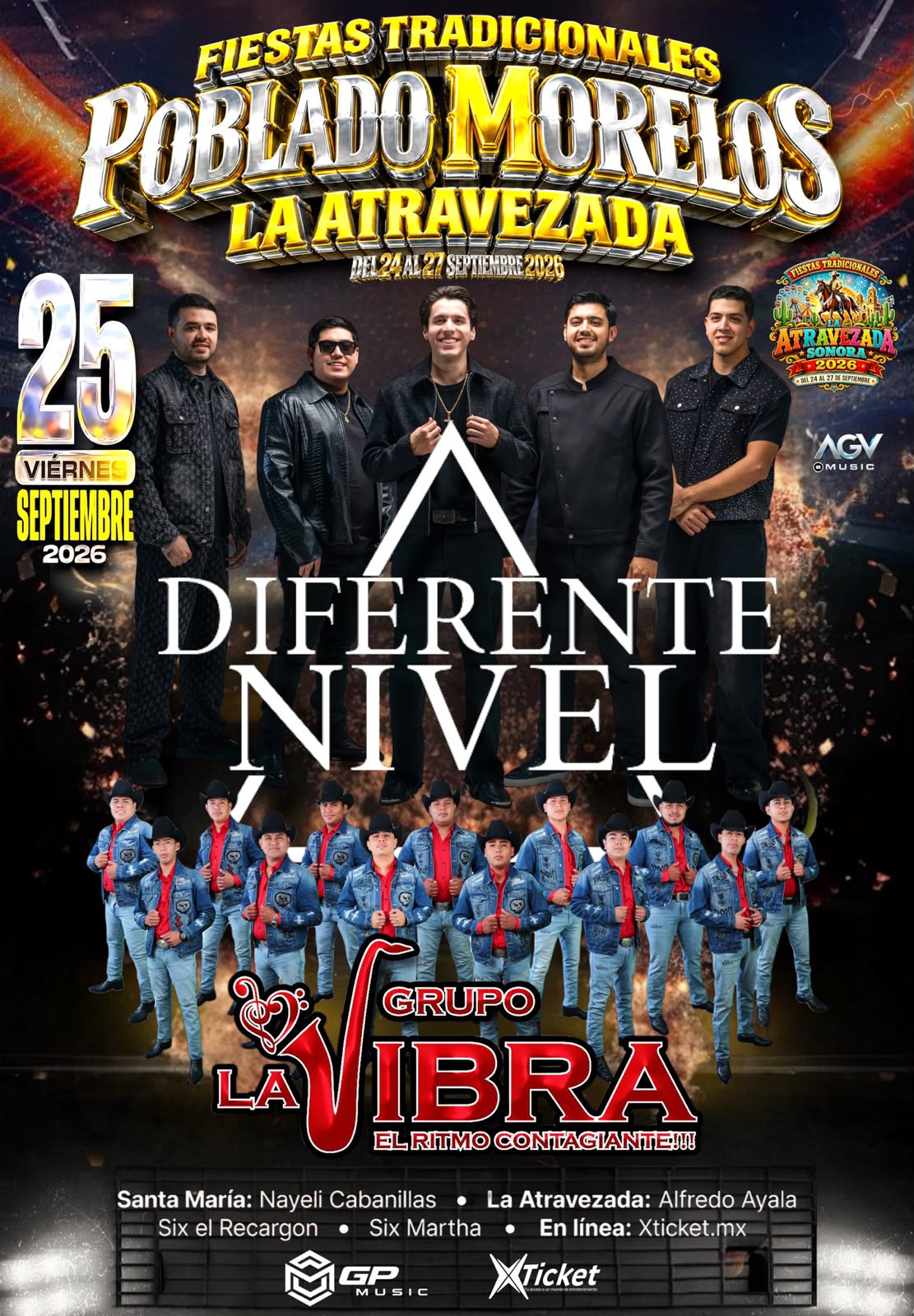 Diferente Nivel + Grupo La Vibra