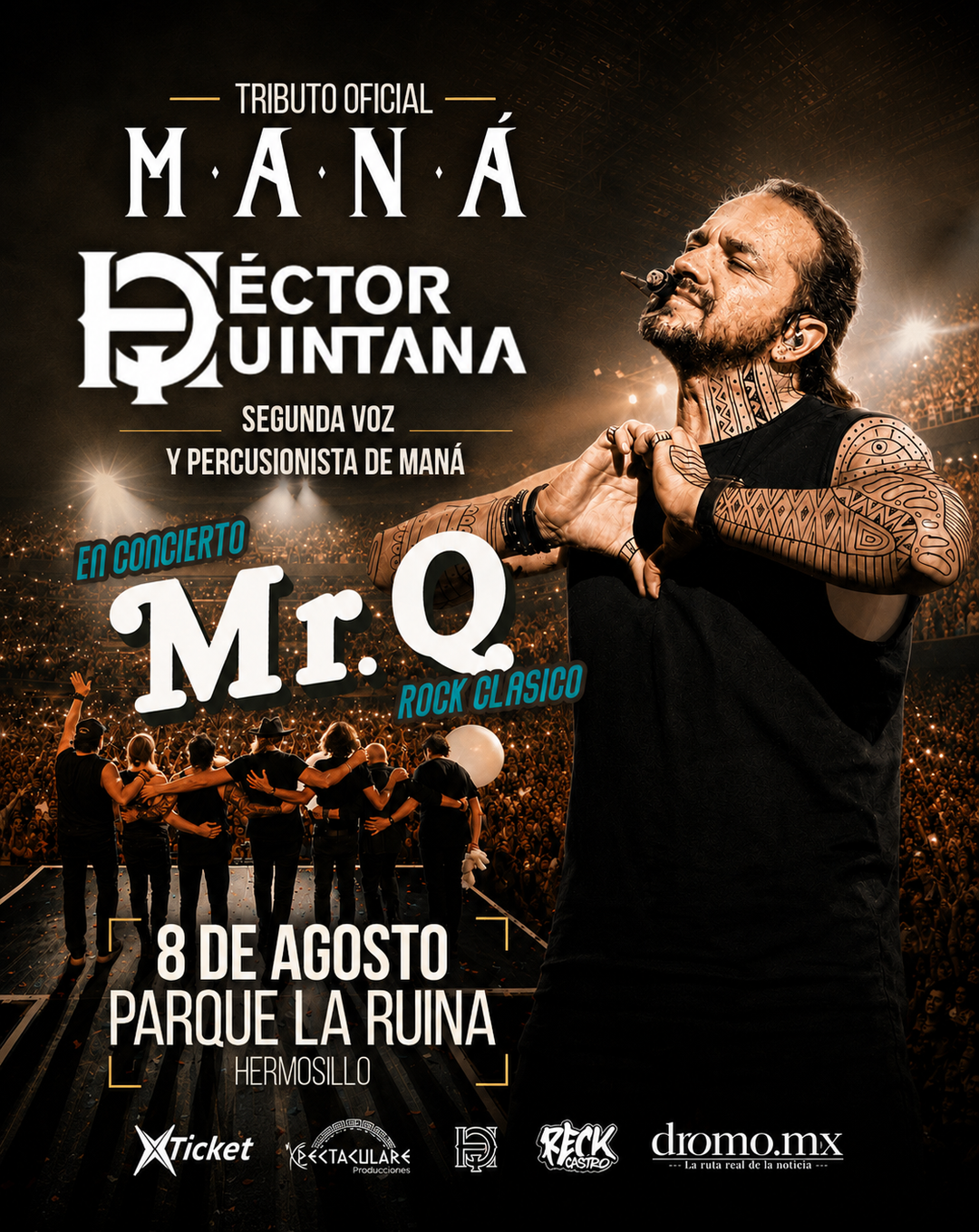 Mr Q + Hector Quintana tributo a maná