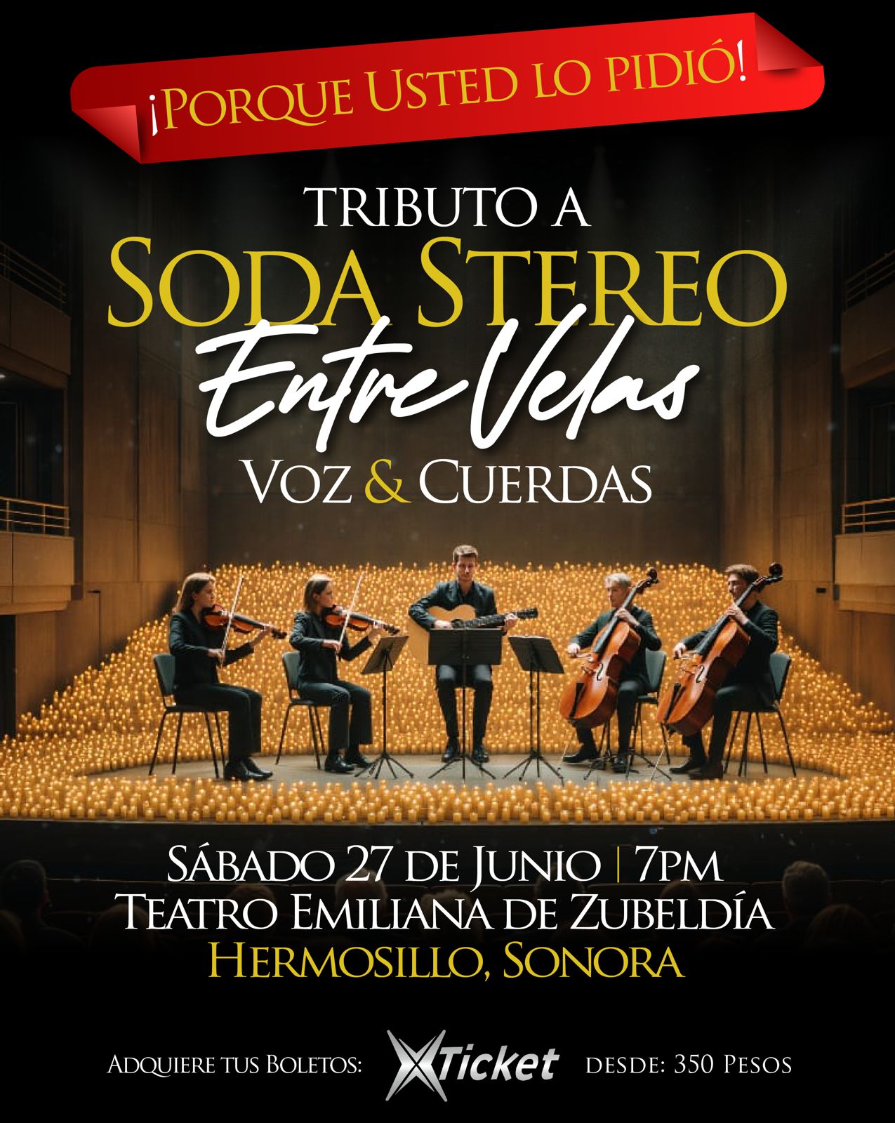 Tributo Soda Estereo EntreVElas